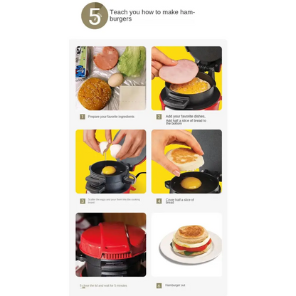 Electric Hamburger Maker and Egg Toaster