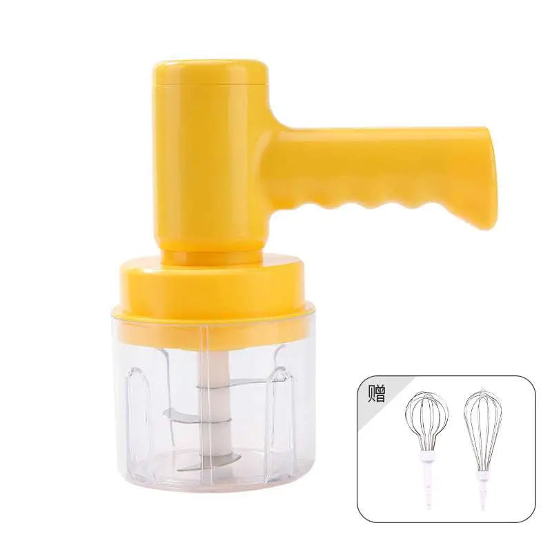 Electric Hand Whisk and Food Processor Set