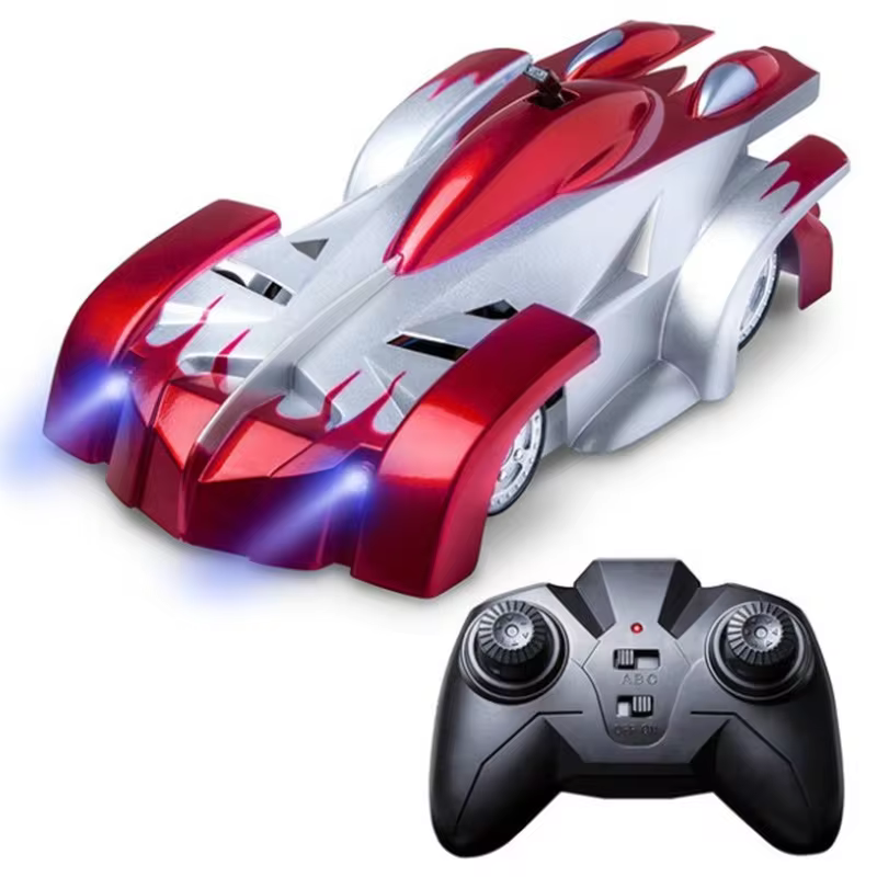 RC Wall Climbing Car Infrared Laser Tracking Remote Control Stunt Toy