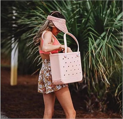 Waterproof EVA Beach Tote Bag Large Sandproof Washable Travel Carryall