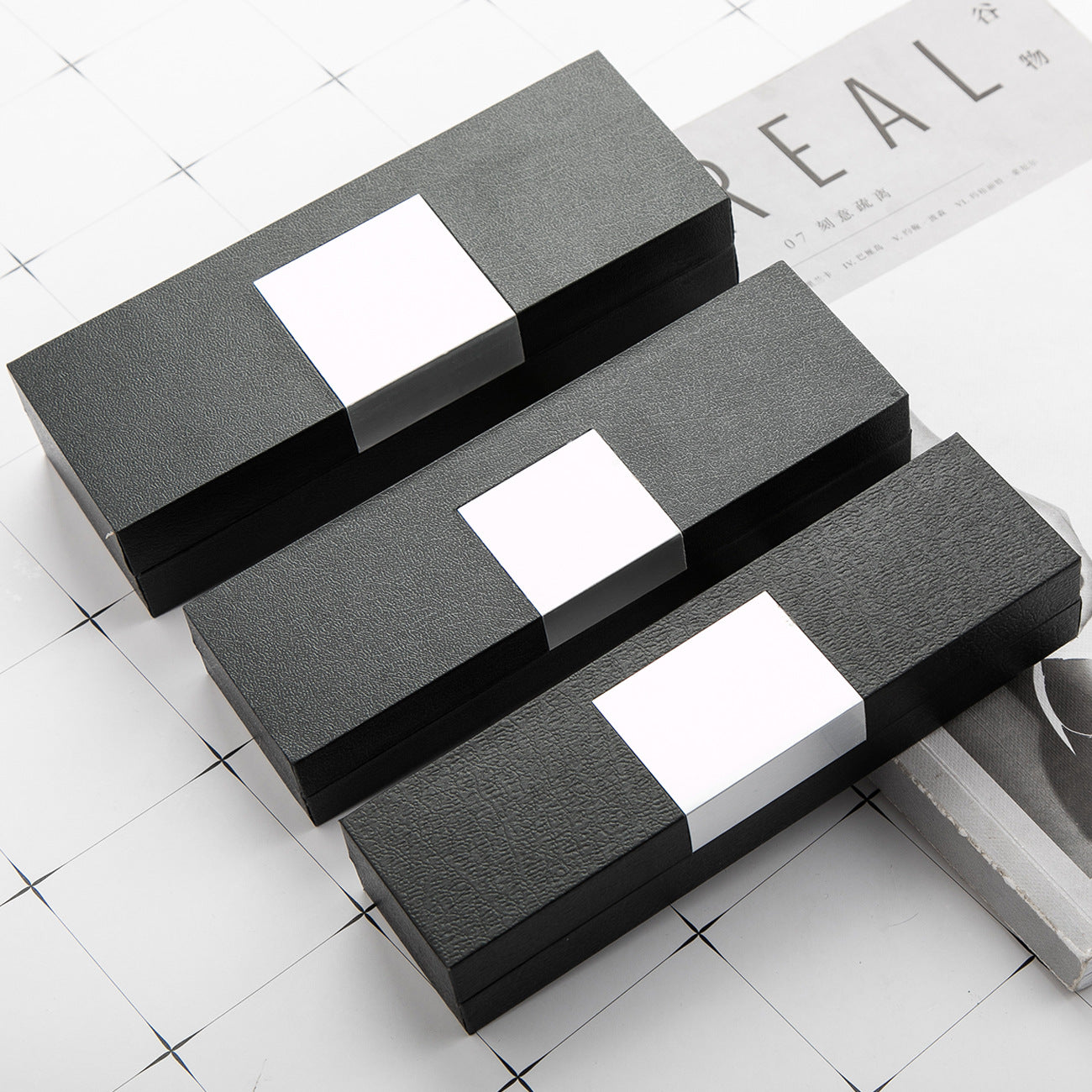 Business Flip Aluminum Sheet Gift Pen Box Gift