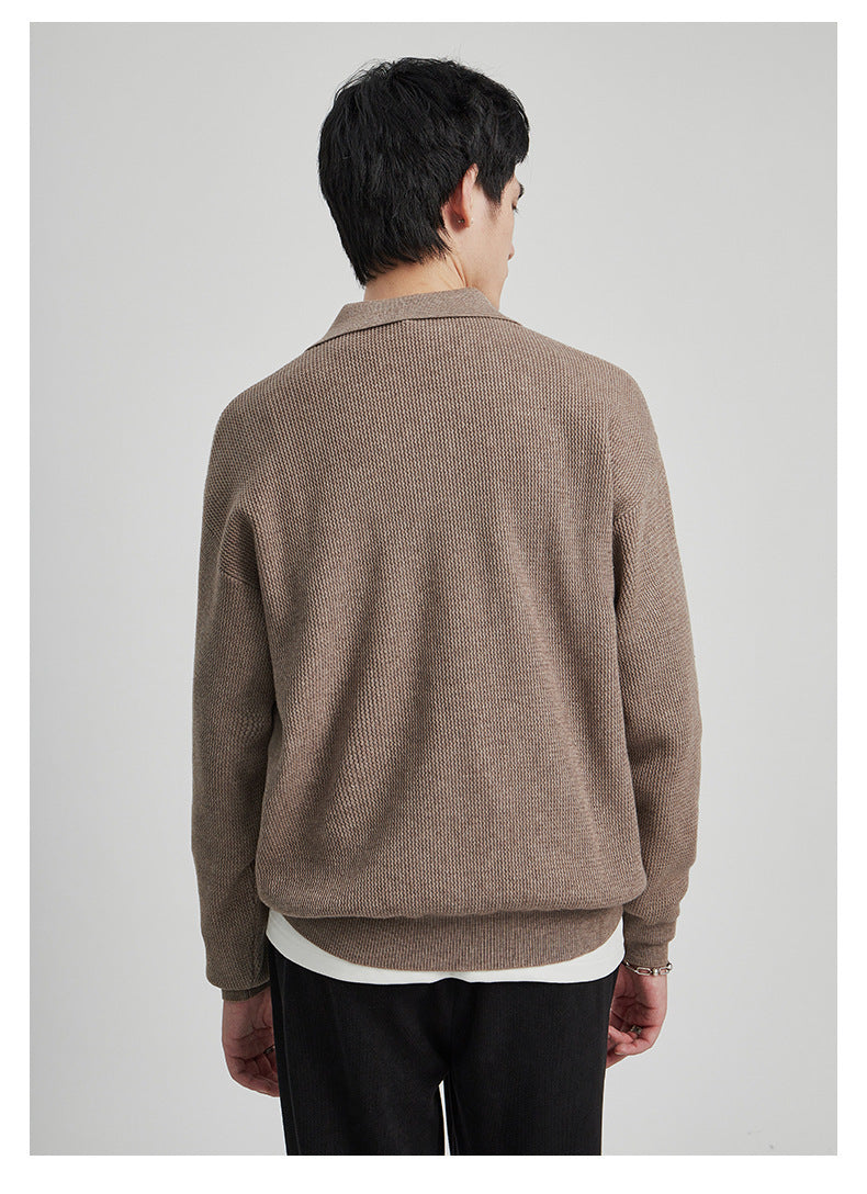 V-Neck Knit Sweater