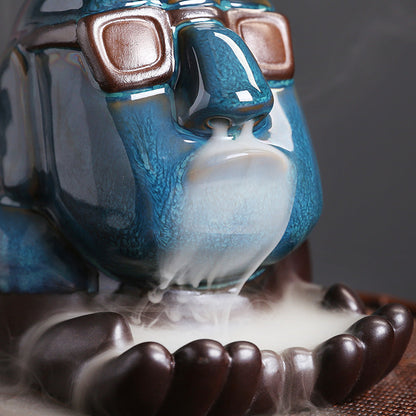 Creative European statue nostril smoke aromatherapy