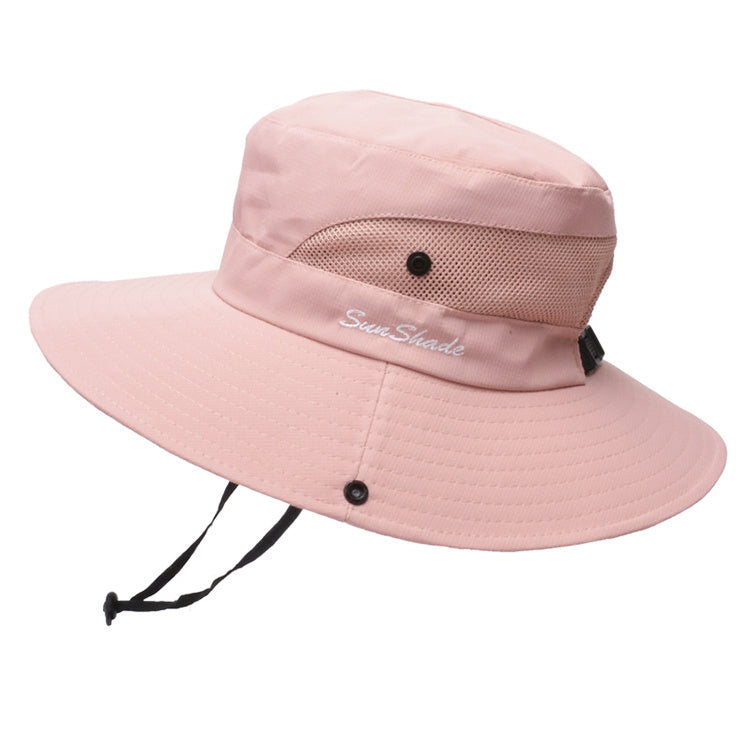 Chapeau de soleil pliable unisexe d'été Pêcheur Hommes Femmes Large bord Décontracté Extérieur Voyage Plage Protection solaire Anti-UV Chapeaux de soleil