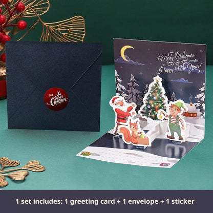 Three-dimensional Blessing Greeting Card