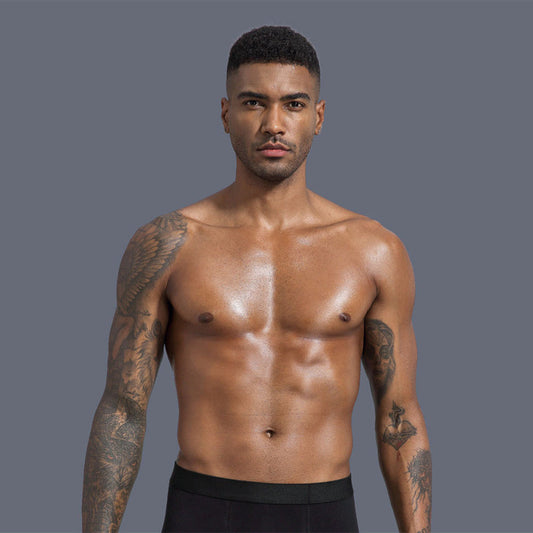 Caleçon pour homme en coton, grande taille, pour homme fort