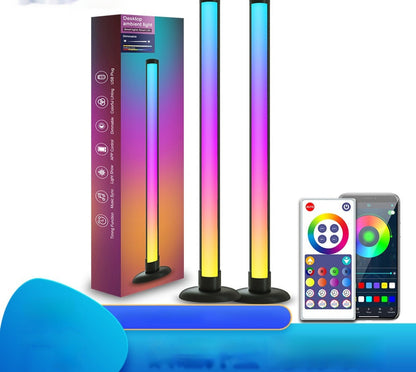 Music Pickup Lamp LED Ceiling Lamp Graffiti Desktop Bedside Lamp WIFI Magic Floor Lamp
