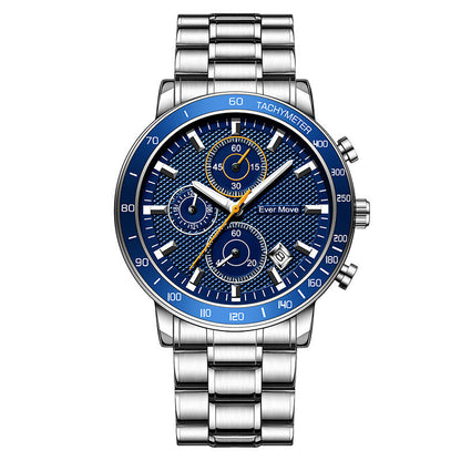 Waterproof Watch Luminous Small Three-pin Steel Watch