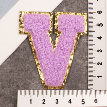 26 Patchs de Vêtements Brodés avec Lettres