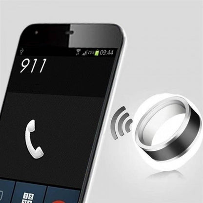 Bague Intelligente Bluetooth Température Solaire Android Sci-Fi Technologie Noire Magique Net Rouge