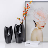 Creative Living Room Decoration Vase Modern Home Accessories Ceramic Crafts Ornaments