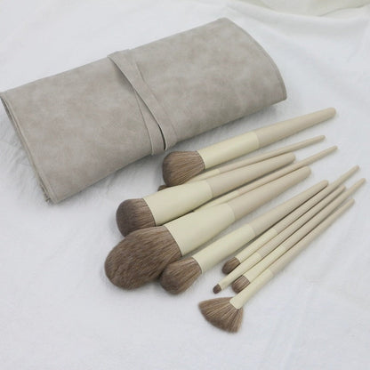 10-Piece Professional Makeup Brush Set – Eye Shadow, Blush, Contour & More