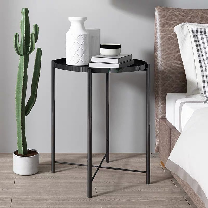Table basse ronde petite maison simple créative
