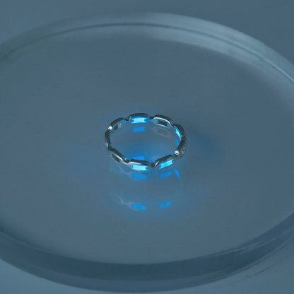 Glow-in-the-dark brass ring