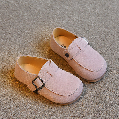 Zapatos de velcro para niños estilo gorro poco profundo, zapatos de princesa estilo occidental diario para niñas