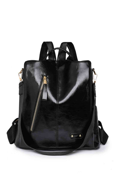 Mochila Marcy con cremallera y bolsillos – Elegante bolso multiusos de uso diario para mujer