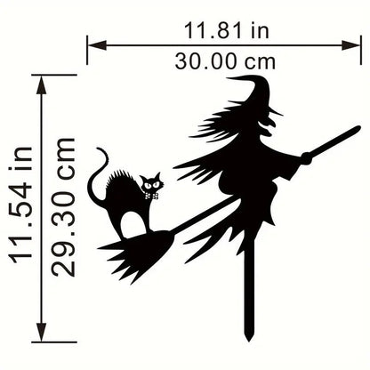 Halloween Witch Floor Outlet Decoration Outdoor Trick Or Treat Party Supplies