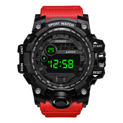 Men's Waterproof Sports Watch – Multifunctional Luminous Electronic