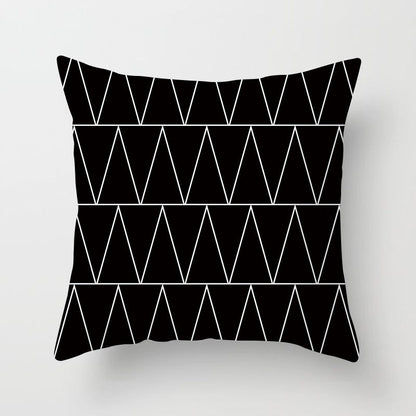 Housse de coussin de canapé abstraite géométrique moderne pour articles ménagers automobiles