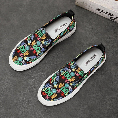 Men's Shoes Spring New Casual Versatile Shoes Korean Fashion Shoes Low-top Men's Canvas Shoes