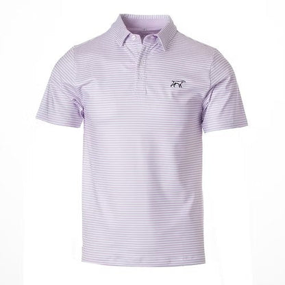 Fieldstone Marshall Performance Polo Lavender/White