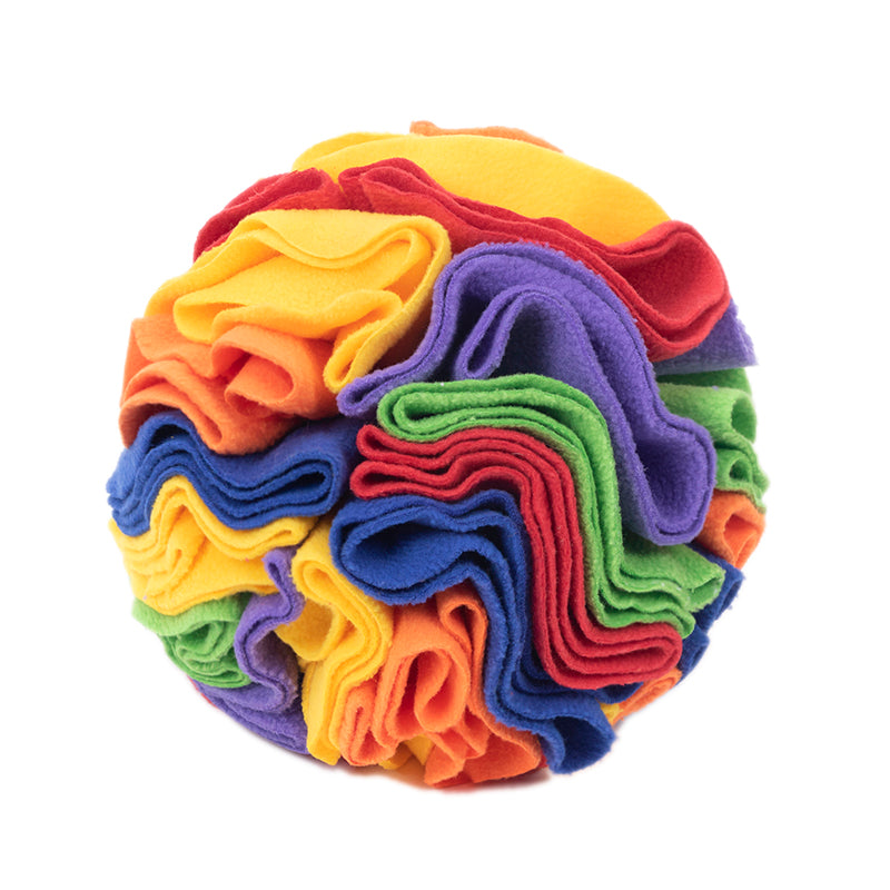 Balle à Renifler Jouet Interactif pour Chien Balle Jouets Puzzles de Stimulation Mentale pour Chien Tapis de Nourriture pour Jeu d'Enrichissement pour Chiens Soulagement du Stress Portable Lavable en Machine