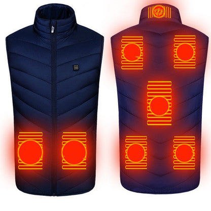 Graphene electric heating vest