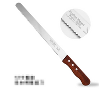 Layered Bread Slicer with Serrated Blade – Adjustable Thickness Bread Cutting Guide for Baking