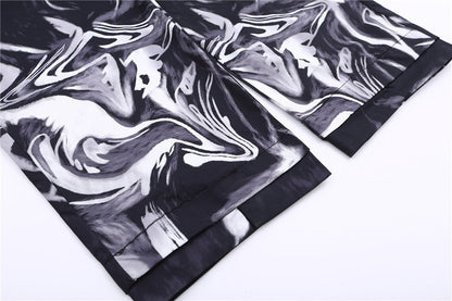 Tie Dye Pants Men's Loose Street Straight