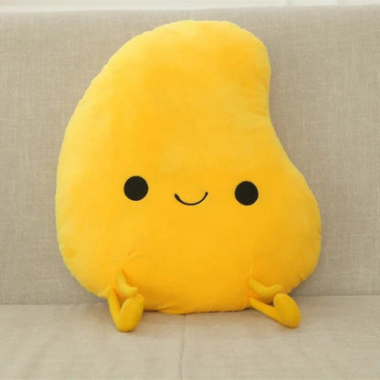 New Product Cute Plush Pillow Cushion Peach Fruit Doll Mango Plush Doll