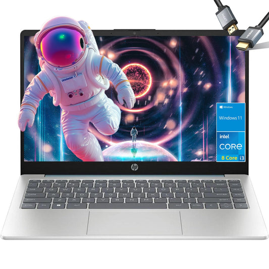 HP 14-inch Student Laptop - Intel i3-8Core - 16GB RAM - 1TB SSD - Windows 11