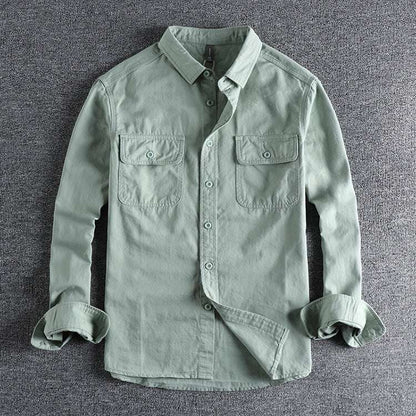 Design Sense Overalls Long Sleeve Shirt Men