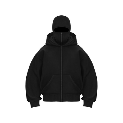 Double Hood Fleece-Lined Sweater – Ultra-Warm Cozy Hoodie for Men & Women