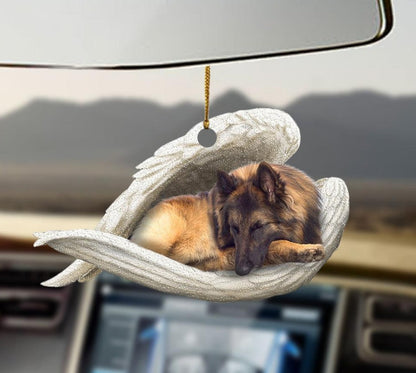 Car Pendant Sleeping Dog Angel Home Decor Acrylic Showcase Hanging Ornaments For Doors