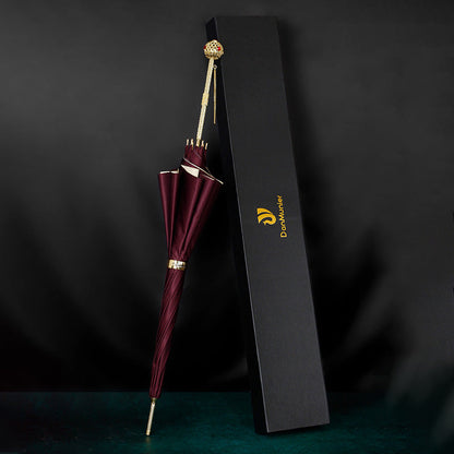 Linglong Ball Solid Color Design Art Craft Umbrella