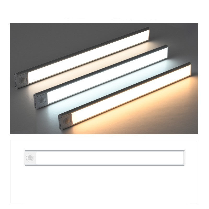 Luz delgada, inteligente, recargable con sensor de cuerpo humano