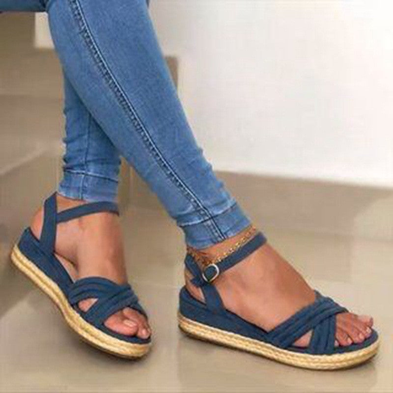 Zapatos de Viscosa con Boca de Pescado para Adulto, Sandalias de Mujer Tallas Grandes Europeas y Americanas