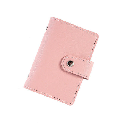 Anti-degaussing Creative Leather Multiple Card Slots PU Bank Card Package