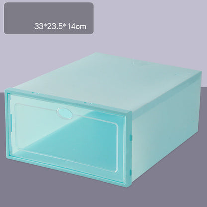 Caja engrosada de almacenamiento de zapatos concha
