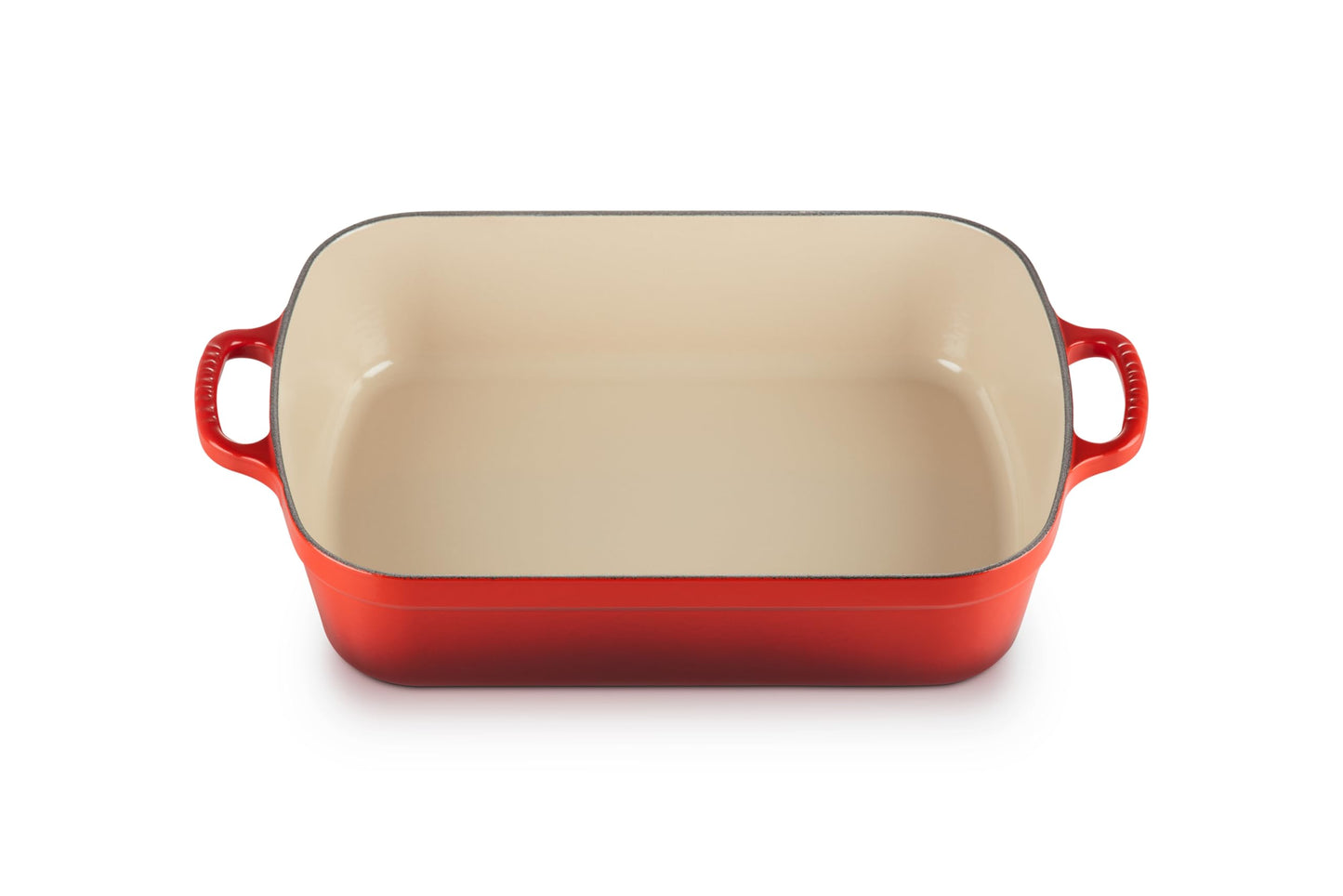 Le Creuset Enameled Cast Iron Signature Rectangular Roaster – 5.25 Qt. Cerise | Premium French Cookware