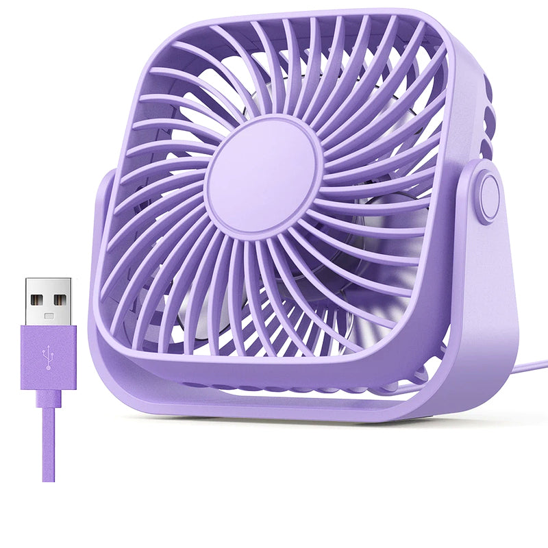 Portable Hand Fan | Mini Handheld USB Fan with Efficient Airflow | Perfect for Travel and Desk Use