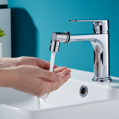 1080° Rotating Faucet Extender Kitchen Tap Aerator Dual Spray Sink Attachment