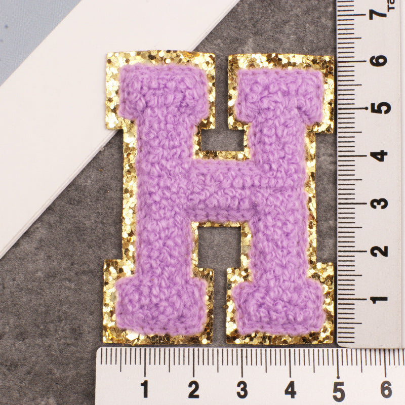 26 Patchs de Vêtements Brodés avec Lettres