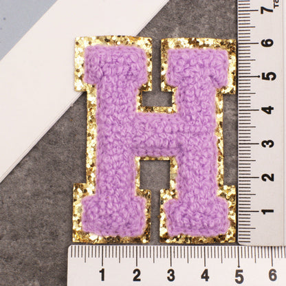 26 Patchs de Vêtements Brodés avec Lettres