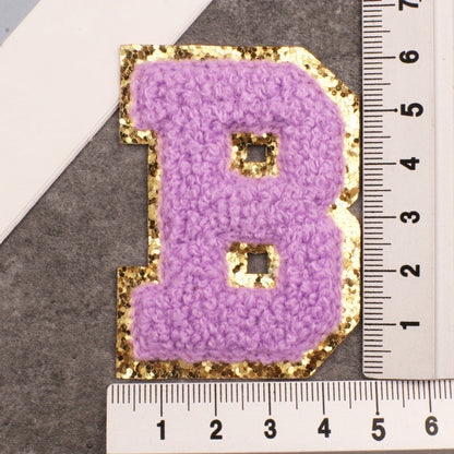 26 Patchs de Vêtements Brodés avec Lettres