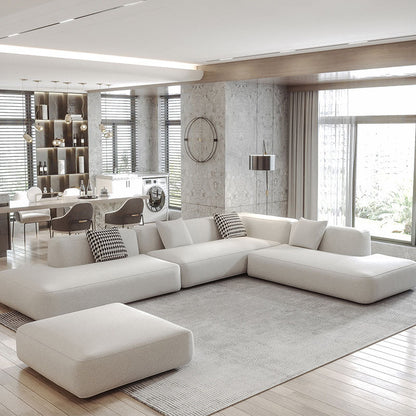 Sofá modular minimalista italiano para sala de estar nórdica