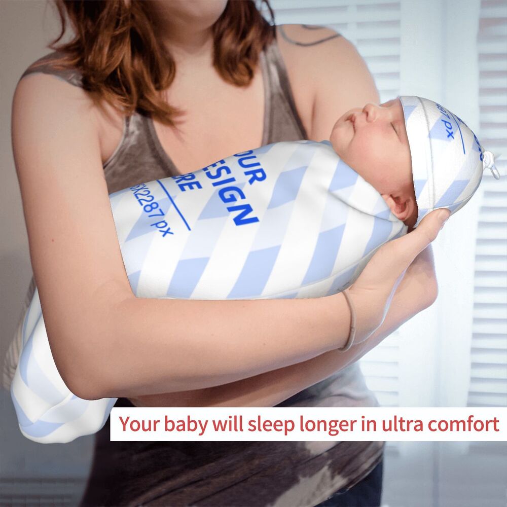 Cree su propio saco de dormir ajustable para recién nacidos y gorro.