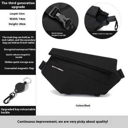 Crossbody Multifunctional Sports Fitness Chest Bag