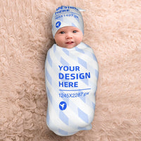 Cree su propio saco de dormir ajustable para recién nacidos y gorro.
