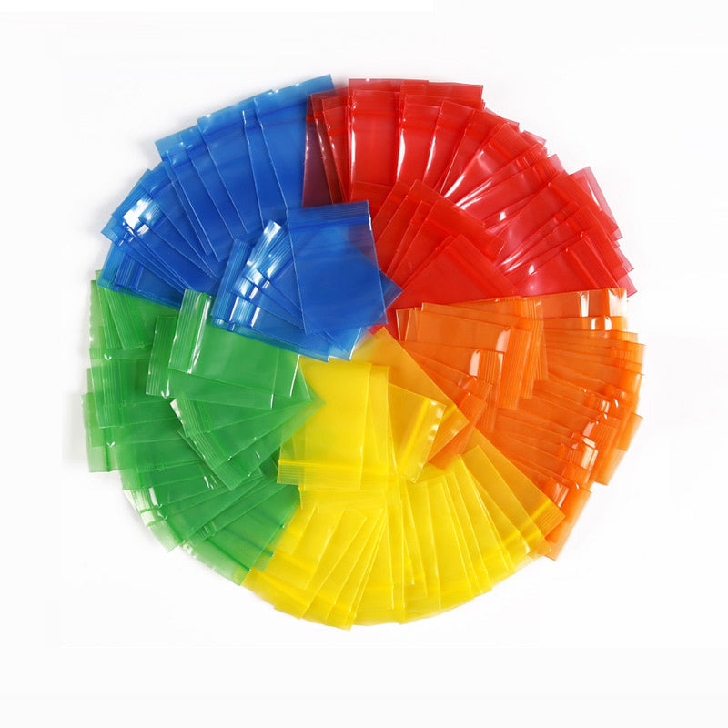 Self Sealing Small Colored Plastic Bag